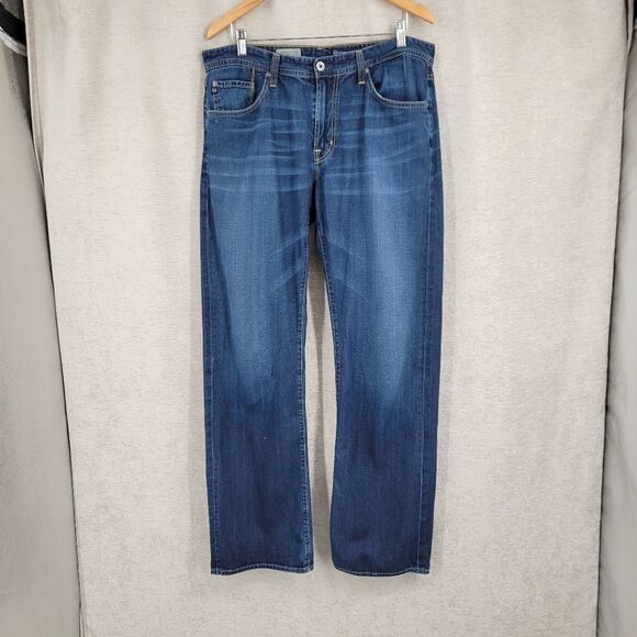 AG Adriano Goldschmied The Hero Relaxed Fit Jeans Men's Size 36×34 Cotton - Picture 3 of 15
